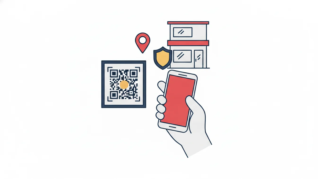 Mobile clock-in with QR code and location verification: reliable attendance in the field
